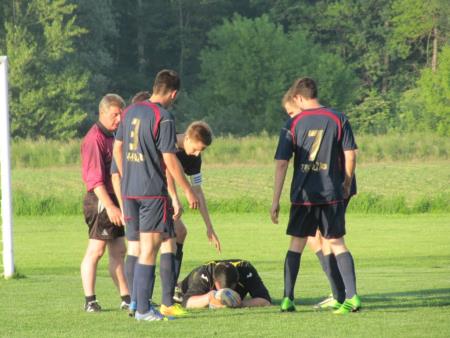 Nogometna tekma NK Teleing - KMN Old Boys MS, maj 2014 15